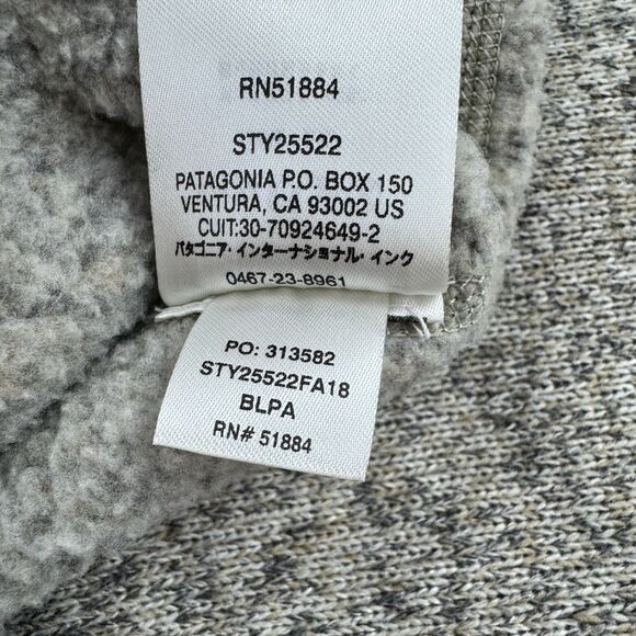 Patagonia Better Sweater 1/4 Zip Fleece Pullover Men’s Medium BLPA Brown Gray - Picture 7 of 10